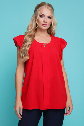 Блуза червона Тюльпан 2061