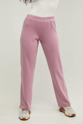 Трикотажные спортивные брюки Туя розовые 3287