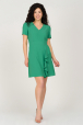 Платье Карамель зеленое_miniature