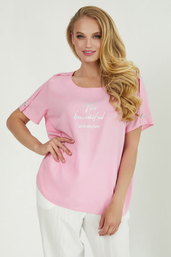 Блуза Бьюти розовая 3858