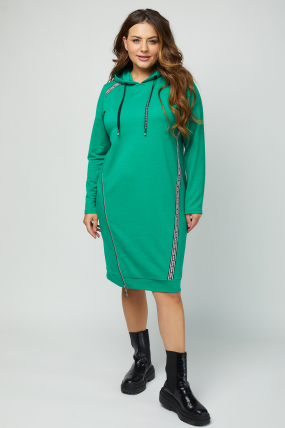 Платье Старт зеленое 3947