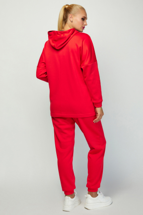 Спортивный костюм Люксио красный 4041