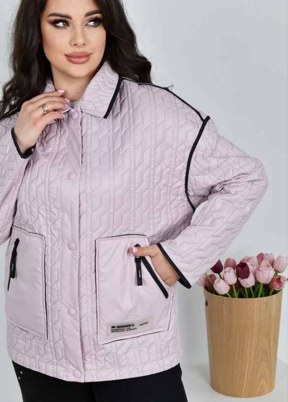 Куртка В 755 розовая