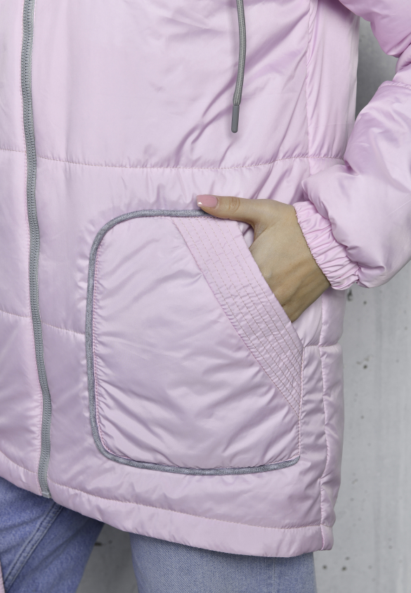 Куртка В 209 розовая