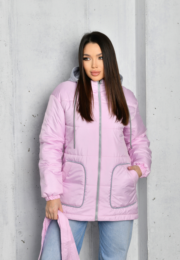 Куртка В 209 розовая